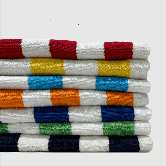 30x70 2" Cabana Stripe Pool Towel (14 lbs)